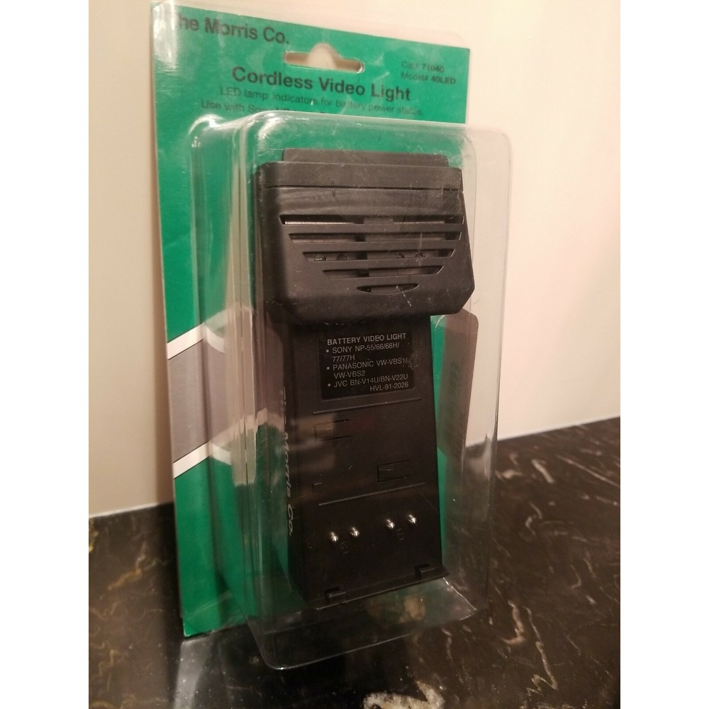 The Morris Co. Cordless Video Light 71040 Model 40LED Black